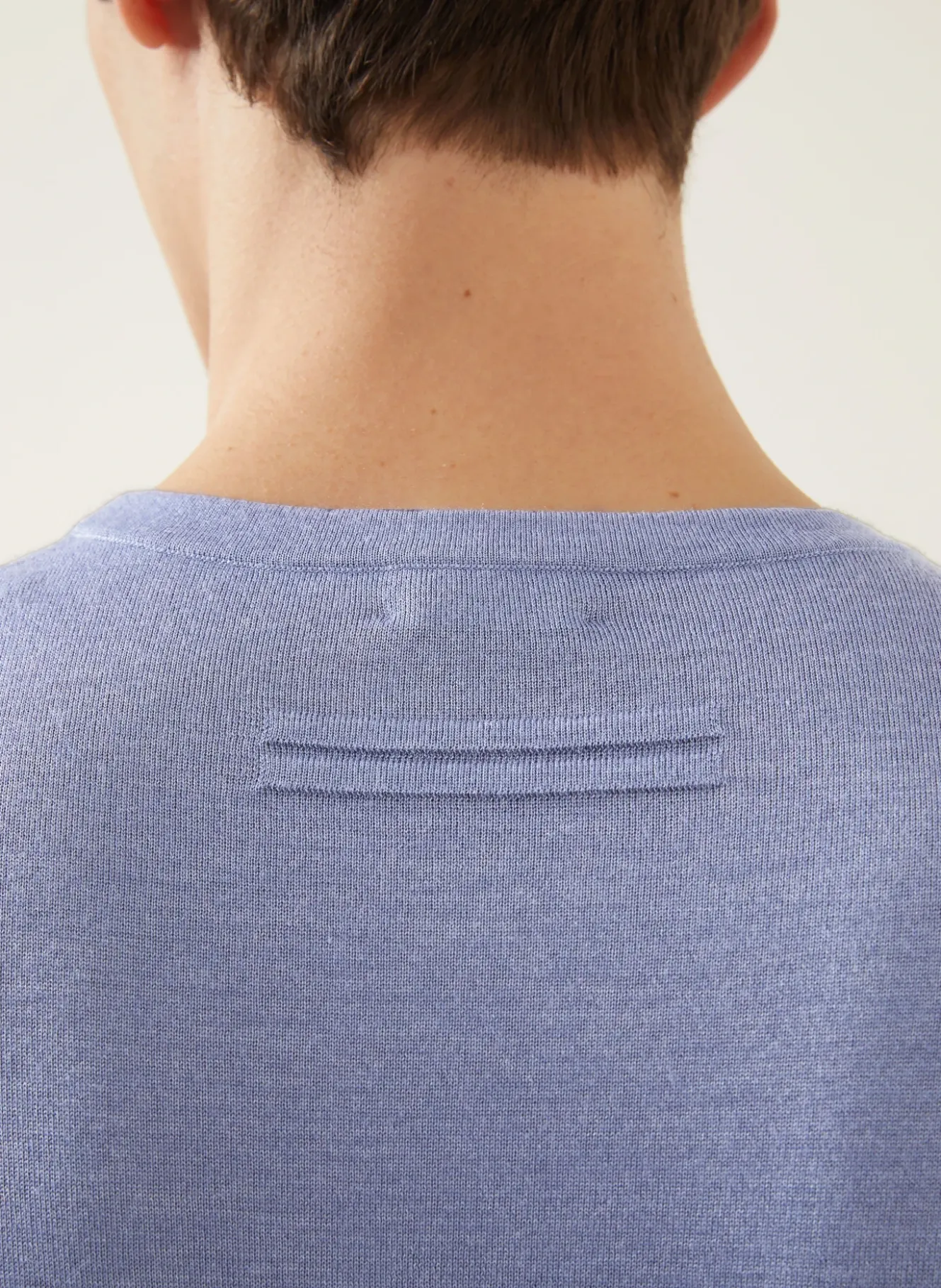 Cashmere-Pullover mit Seide