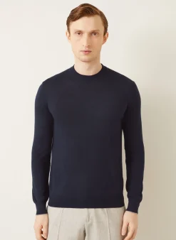 Cashmere-Pullover mit Seide