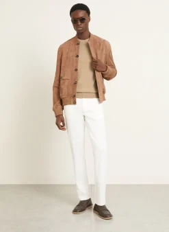 Cashmere-Pullover mit Seide