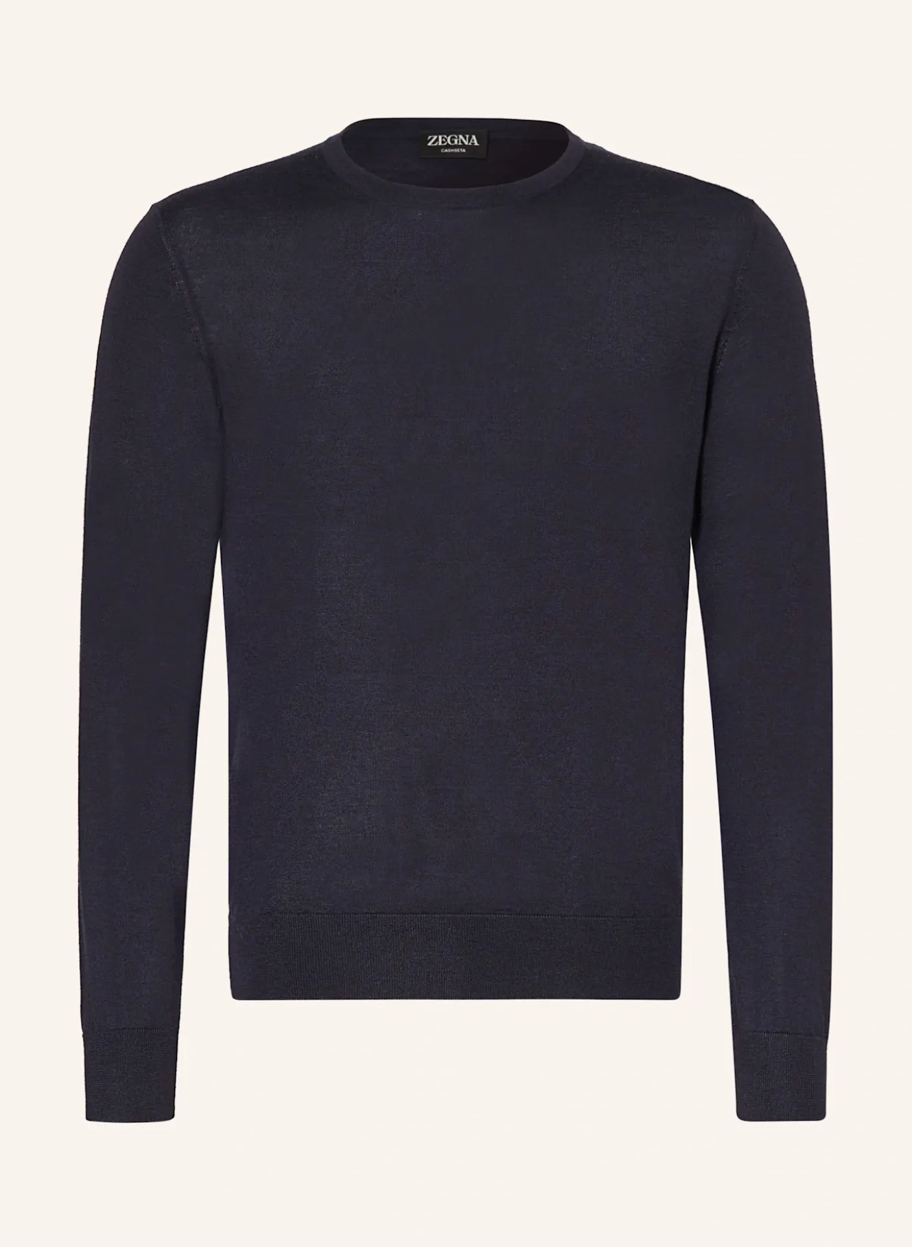 Cashmere-Pullover mit Seide