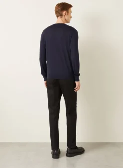 Cashmere-Pullover mit Seide