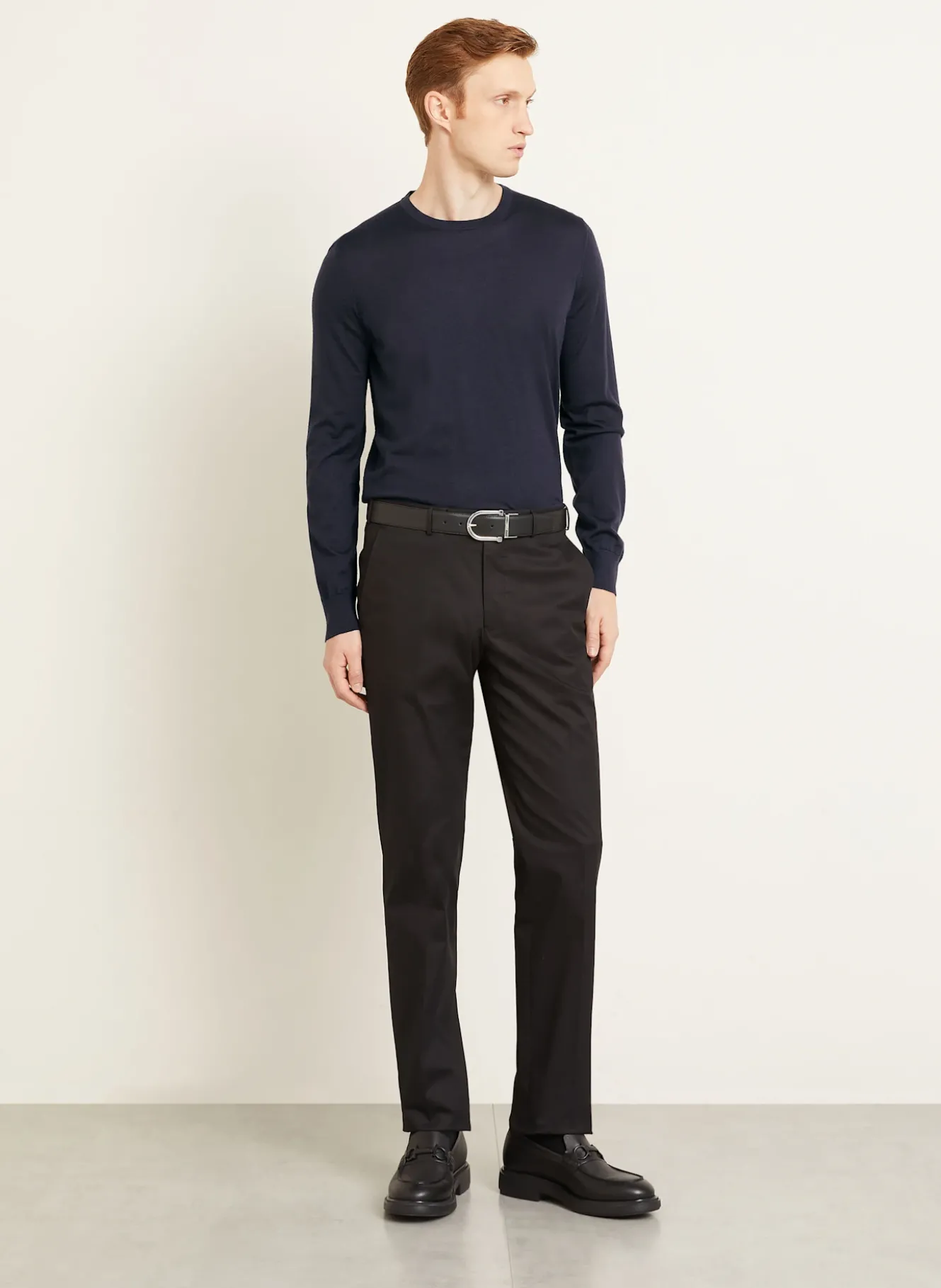 Cashmere-Pullover mit Seide