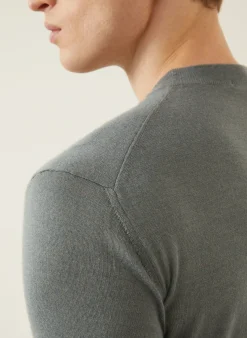 Cashmere-Pullover mit Seide
