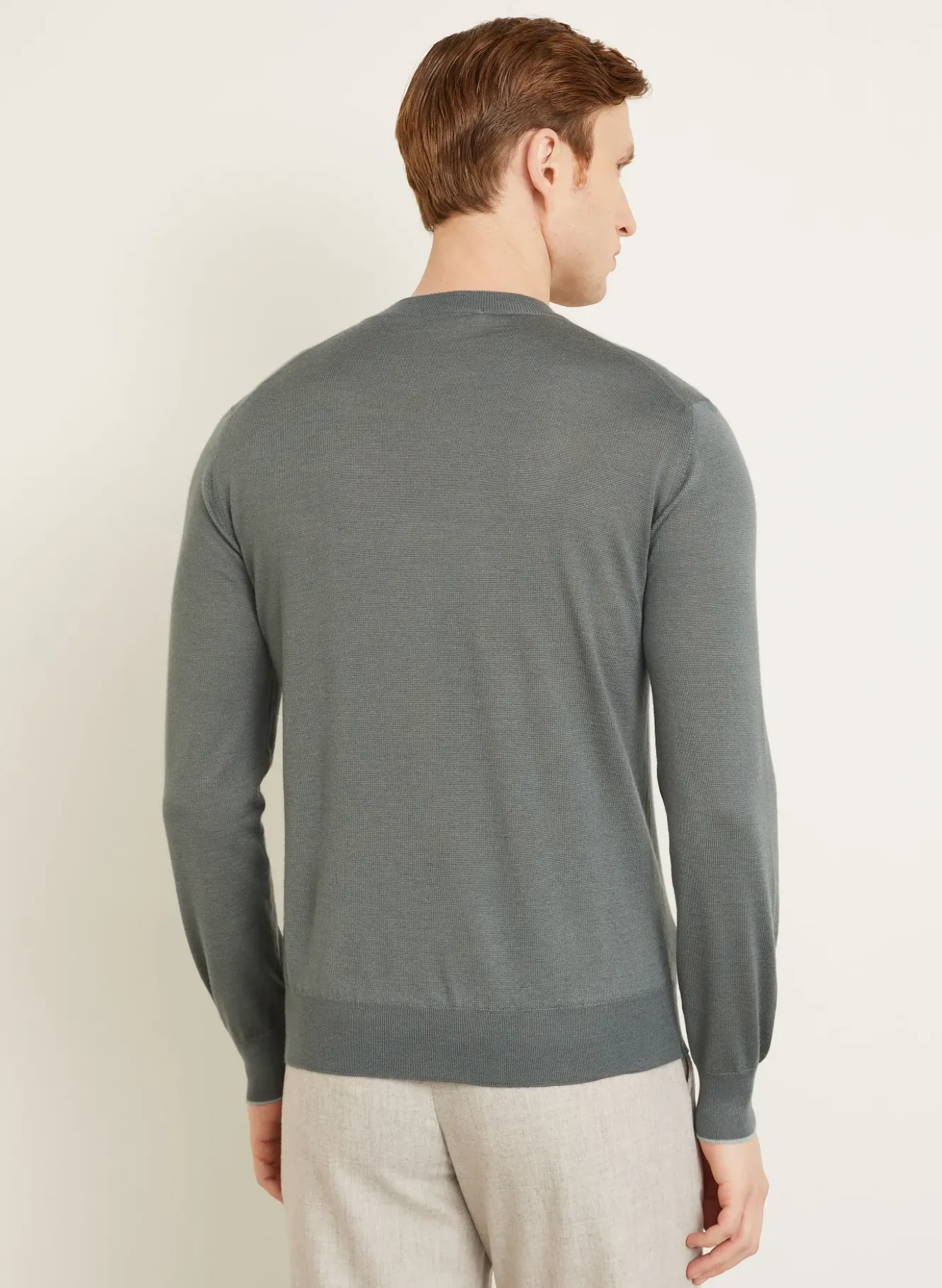 Cashmere-Pullover mit Seide