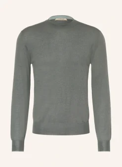 Cashmere-Pullover mit Seide
