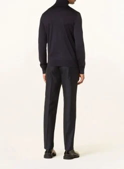 Cashmere-Pullover mit Seide