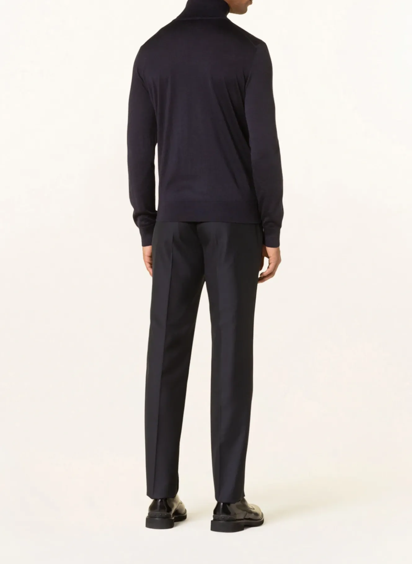 Cashmere-Pullover mit Seide
