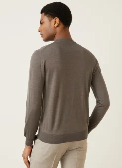 Cashmere-Pullover mit Seide