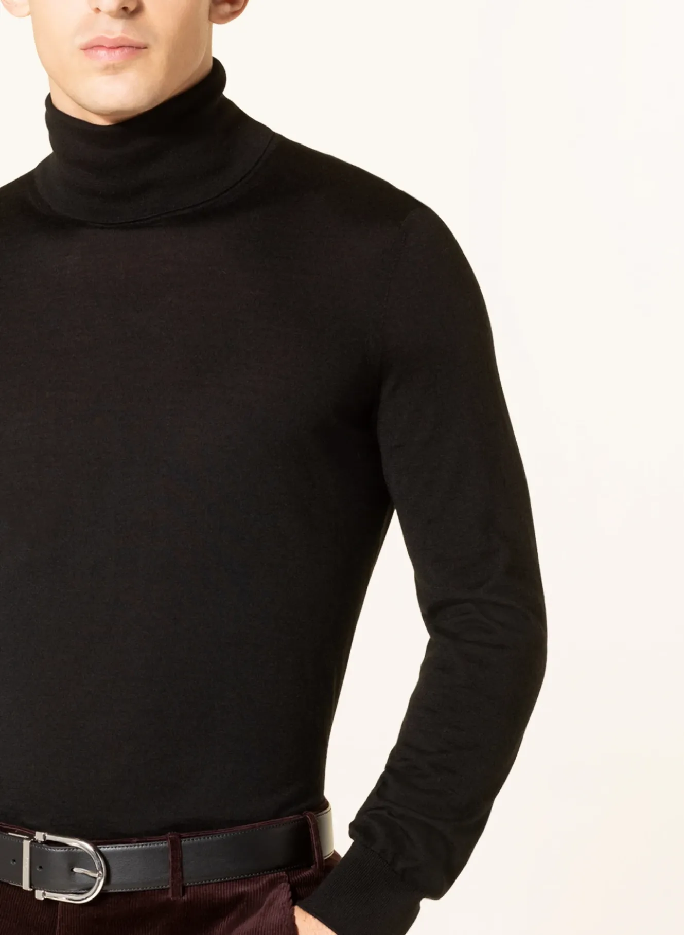 Cashmere-Pullover mit Seide