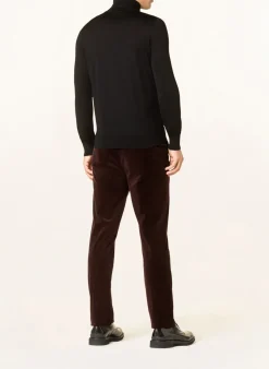 Cashmere-Pullover mit Seide