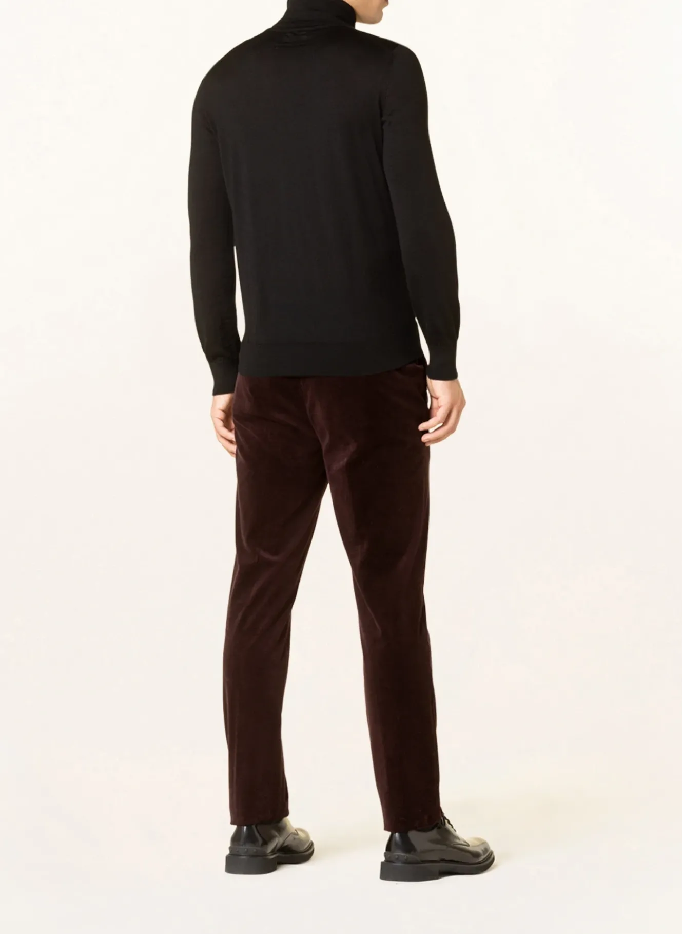 Cashmere-Pullover mit Seide