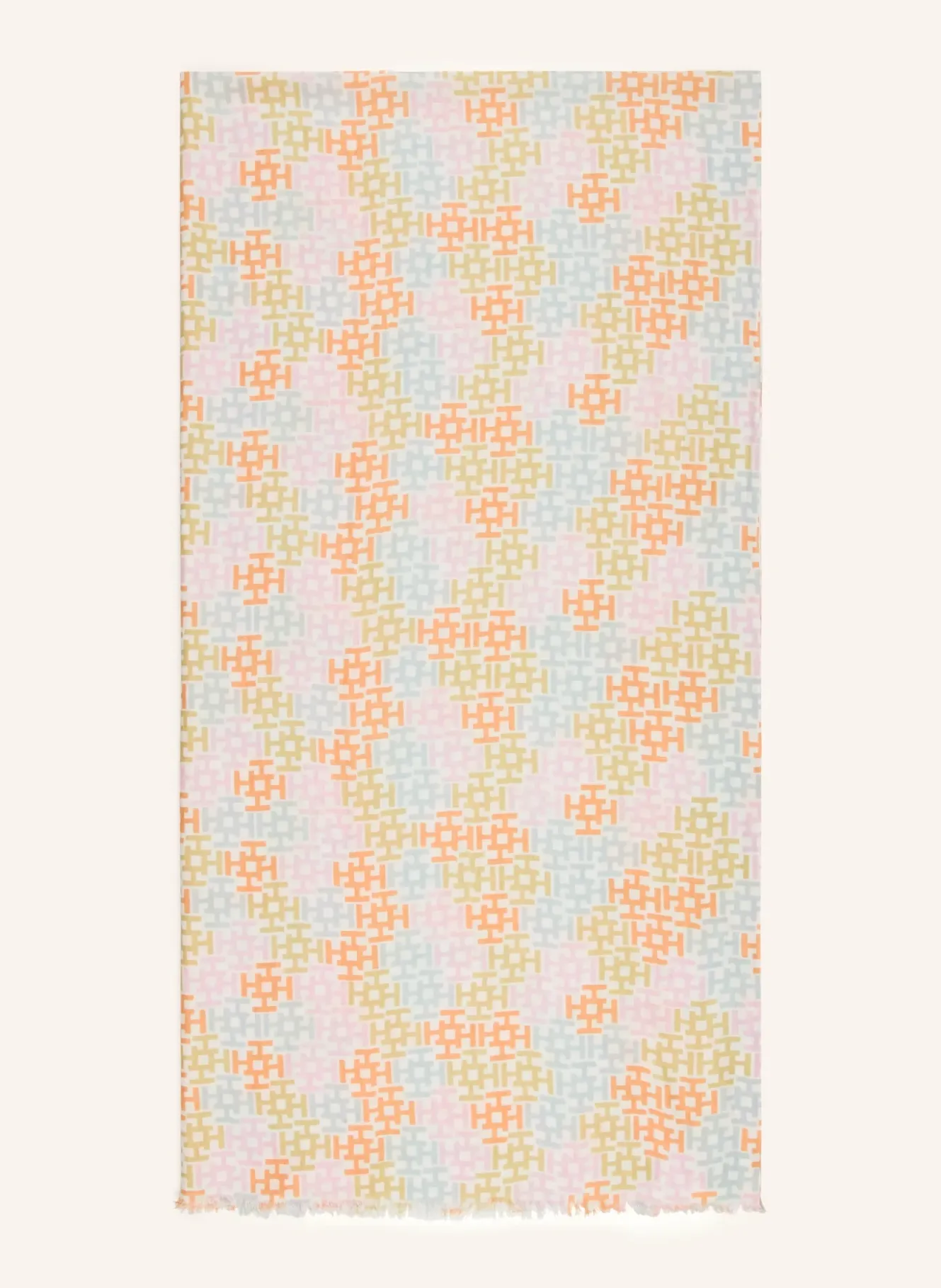Cashmere-Schal mit Seide