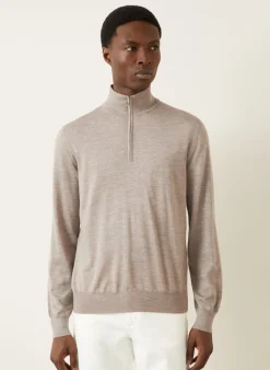 Cashmere-Troyer mit Seide