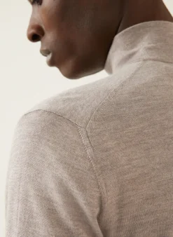 Cashmere-Troyer mit Seide