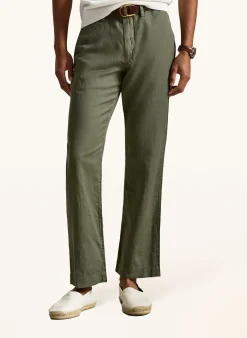 Chino Classic Fit mit Leinen