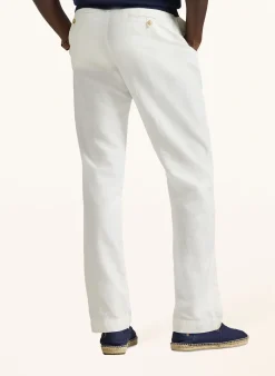 Chino Classic Fit mit Leinen