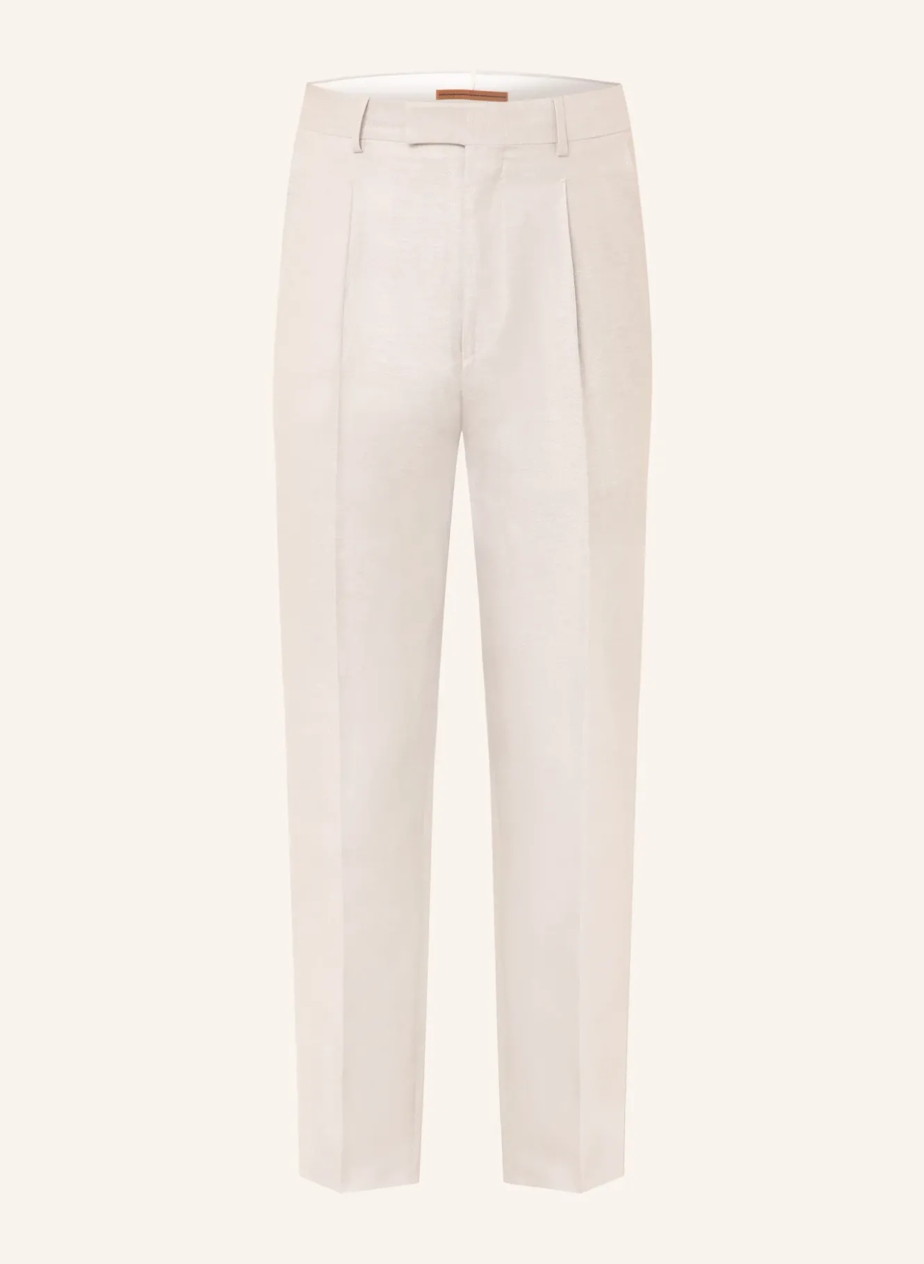 Chino Extra Slim Fit mit Leinen