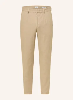 Chino Regular Fit mit Leinen