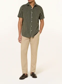 Chino Regular Fit mit Leinen
