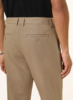 Chino Regular Fit mit Leinen