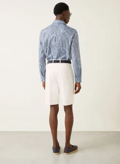 Chinoshorts aus Jacquard
