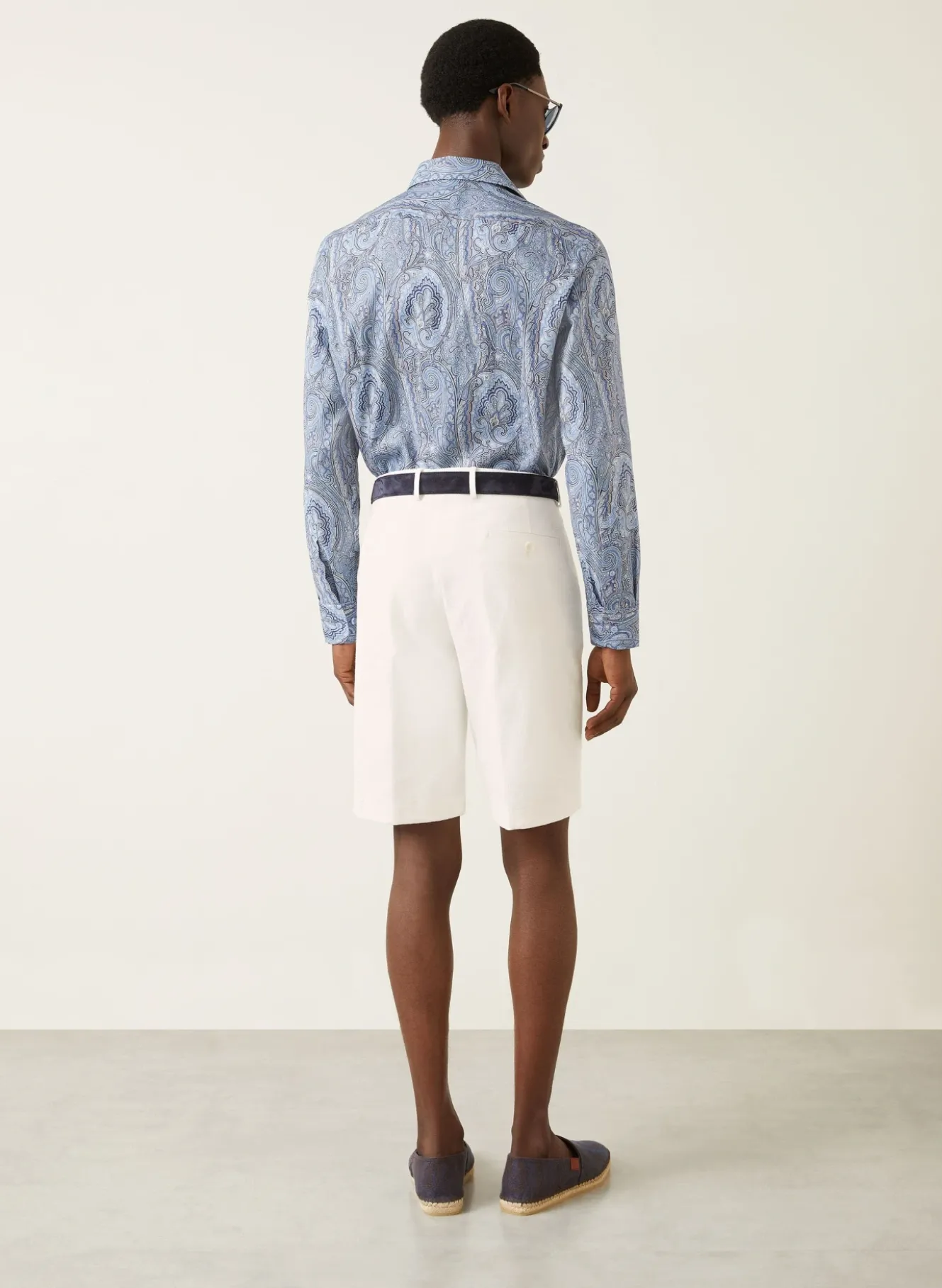 Chinoshorts aus Jacquard