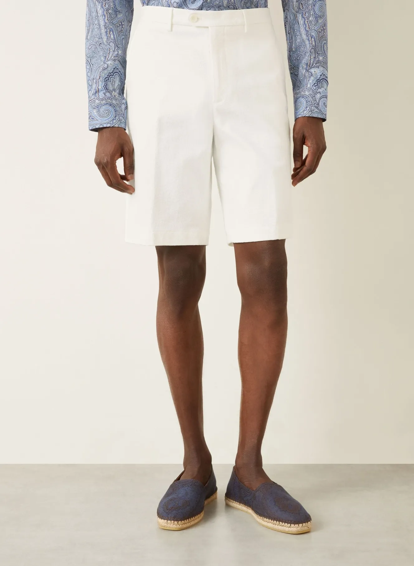 Chinoshorts aus Jacquard