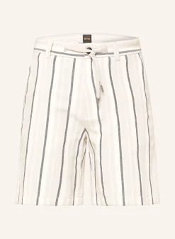 Chinoshorts Straight Fit mit Leinen