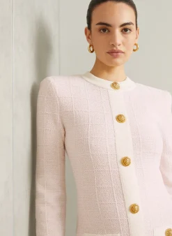 Cocktailkleid mit Glitzergarn