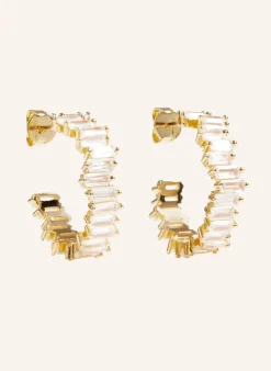 Creolen BAGUETTE HOOPS by GLAMBOU