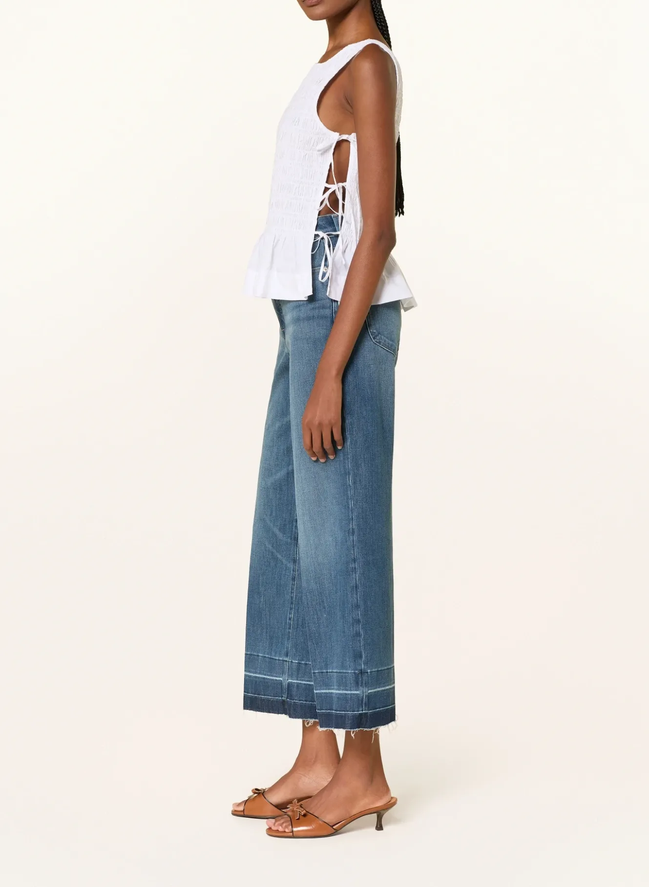 Cropped Jeans SOFT TECH GOOD WAIST PALAZZO