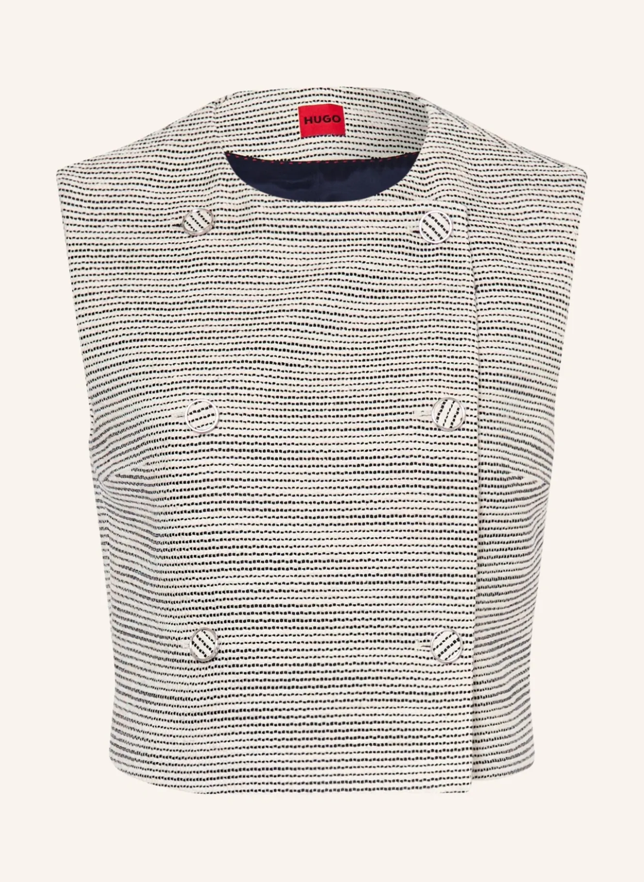 Cropped-Blazerweste AWINEA aus Bouclé