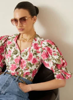 Cropped-Bluse