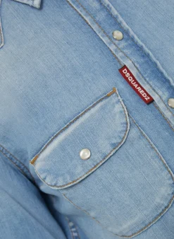 Cropped-Jeansbluse