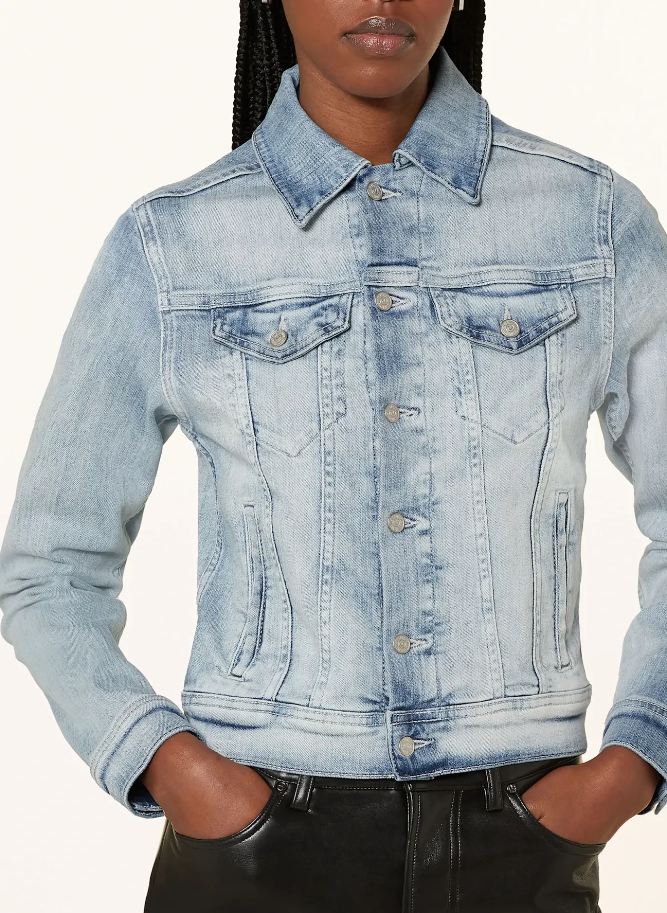 Cropped-Jeansjacke