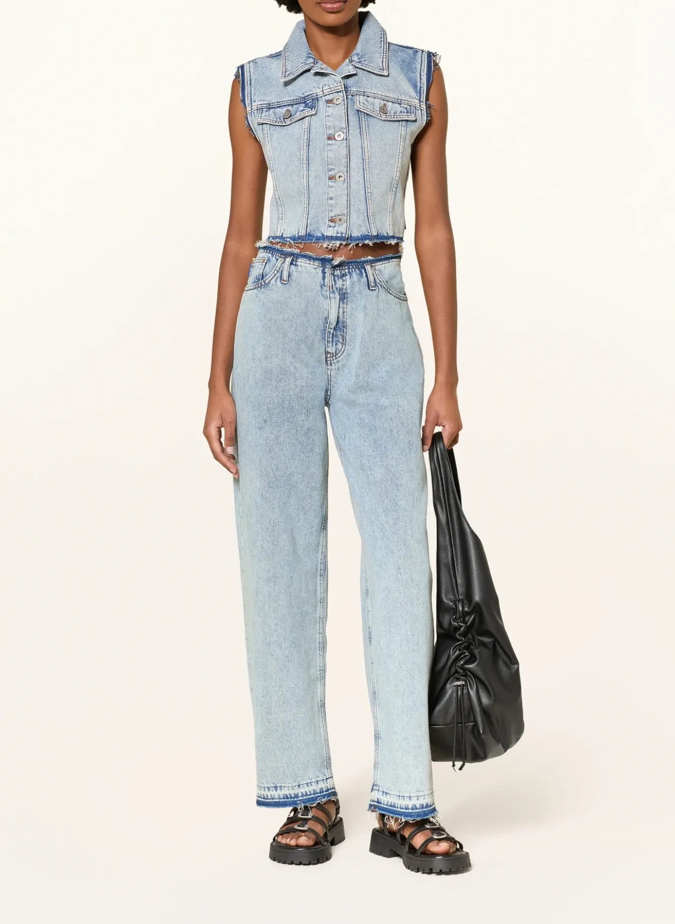 Cropped-Jeansweste GARIS
