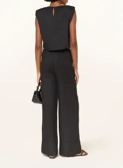 Cropped-Shirt aus Leinen
