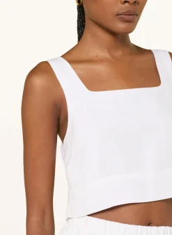 Cropped-Top ALEA mit Leinen