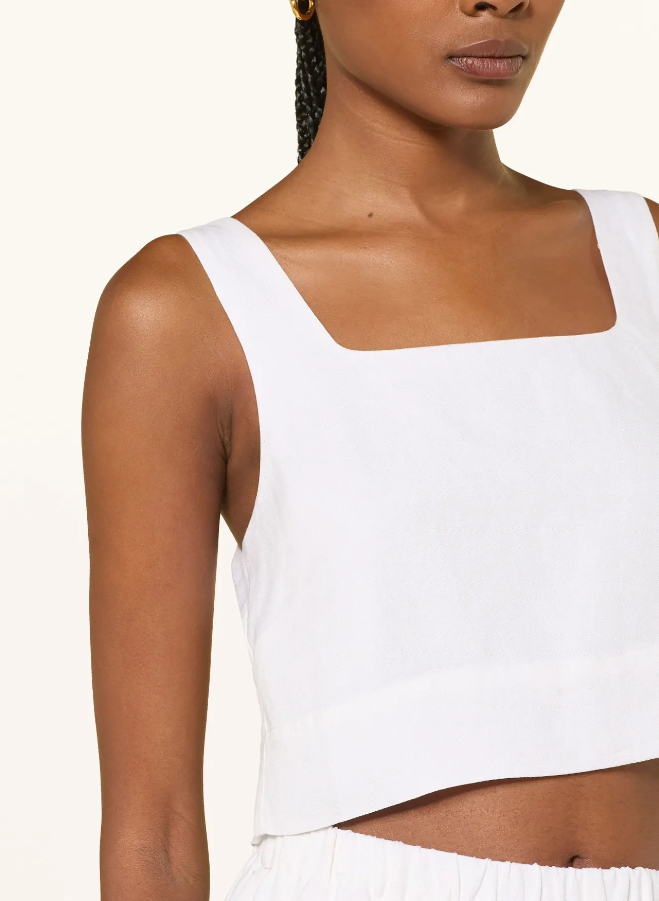 Cropped-Top ALEA mit Leinen