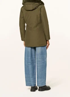 Daunenjacke BEAKER mit Kunstpelz