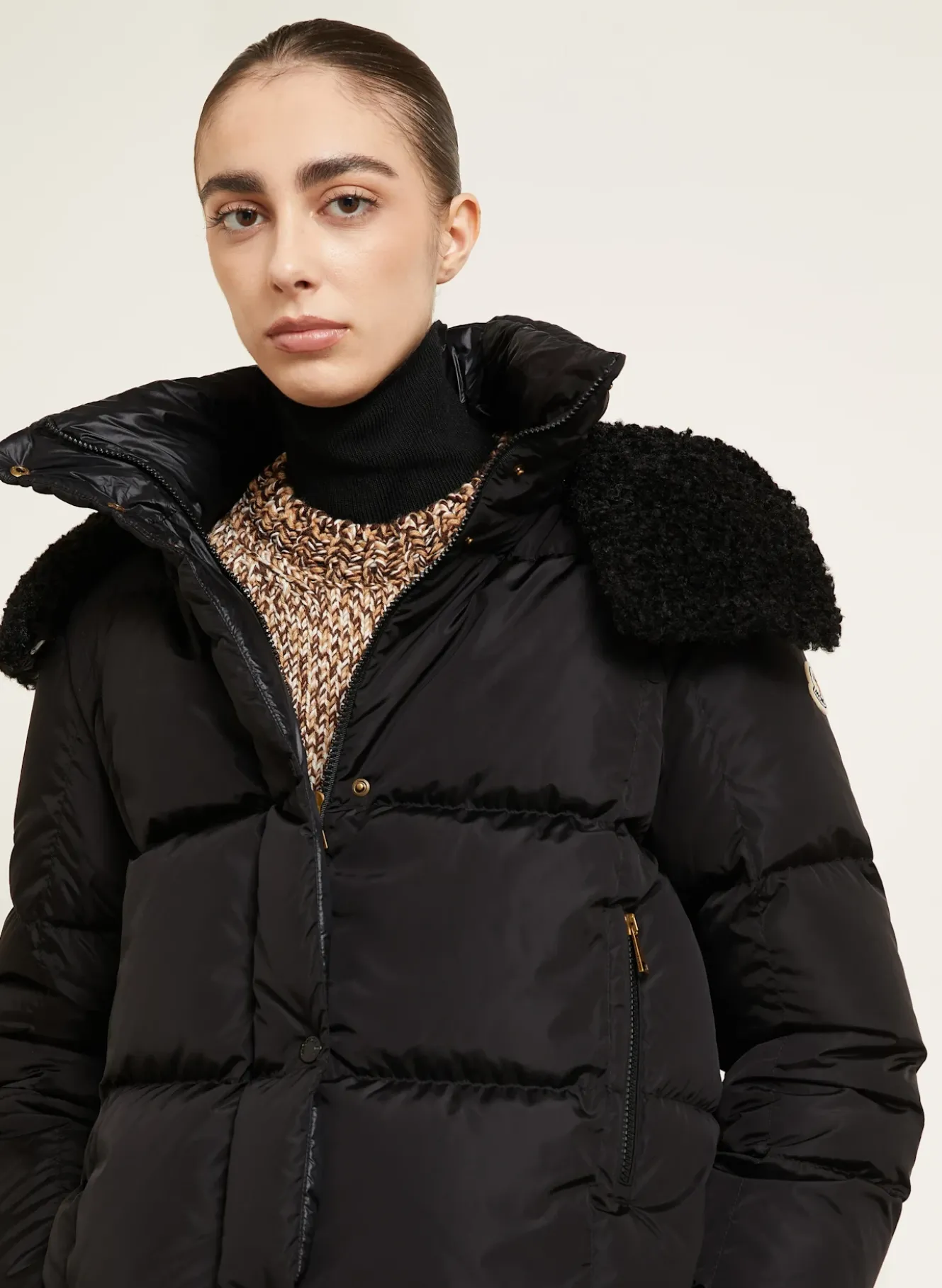 Daunenjacke CASTELNOU mit Teddyfell