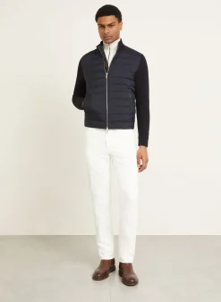 Daunenjacke DUNCAN im Materialmix