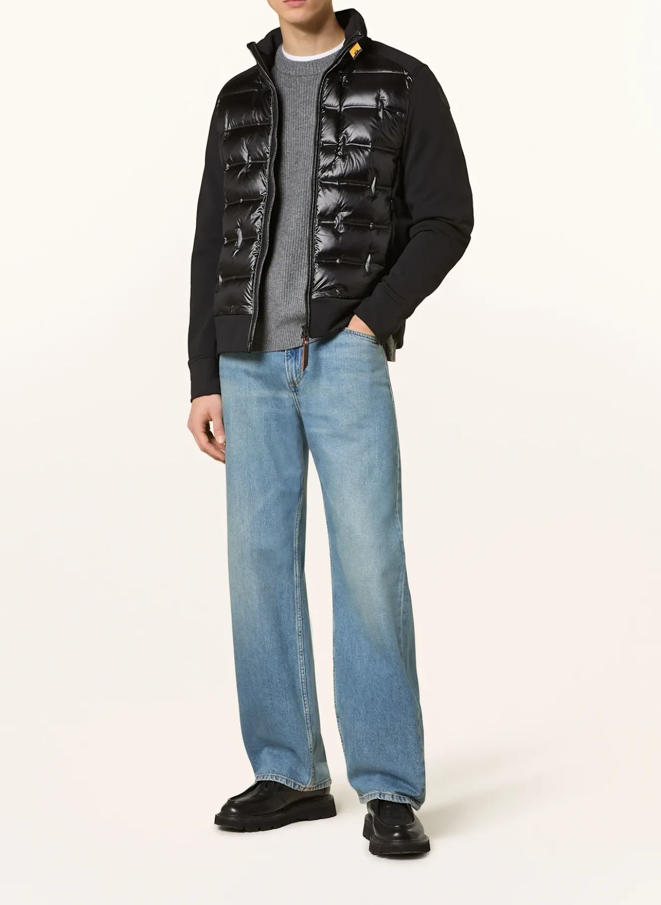 Daunenjacke MATTY im Materialmix