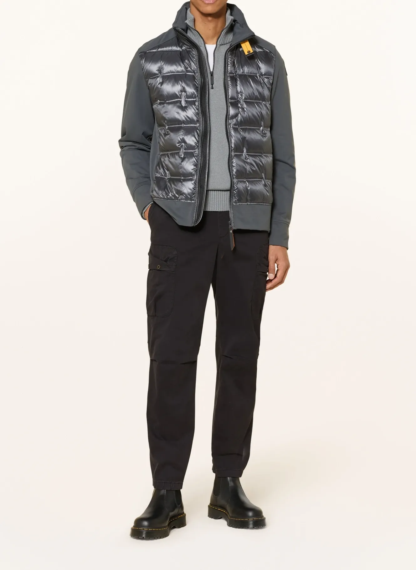 Daunenjacke MATTY im Materialmix