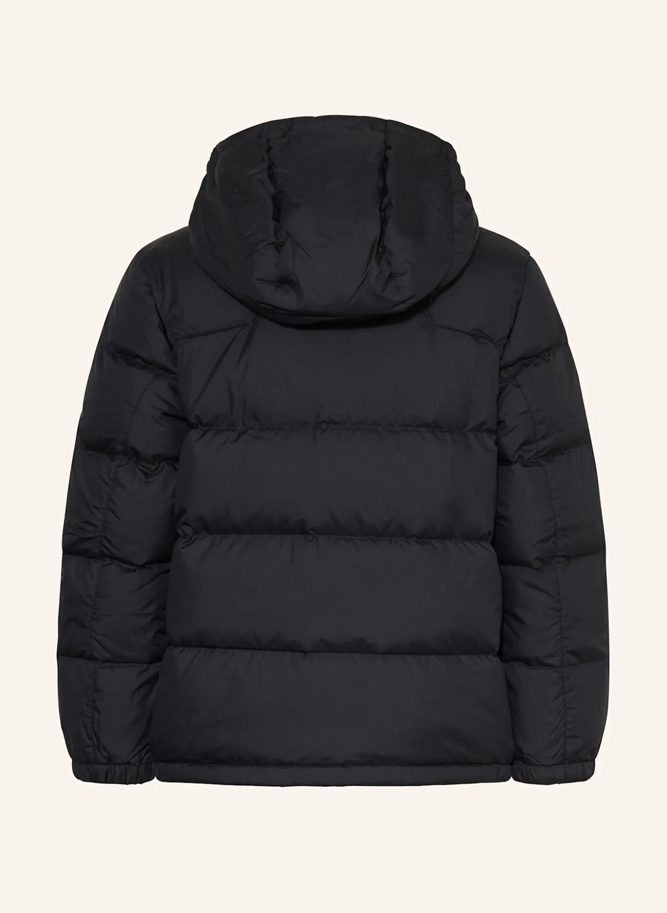 Daunenjacke mit abnehmbarer Kapuze