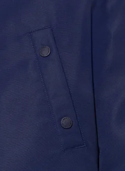 Daunenjacke mit Kunstpelz