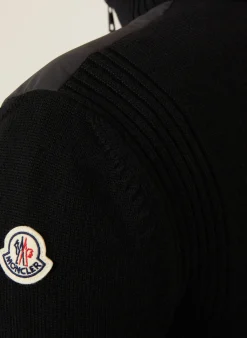 Daunenjacke TRICOT im Materialmix