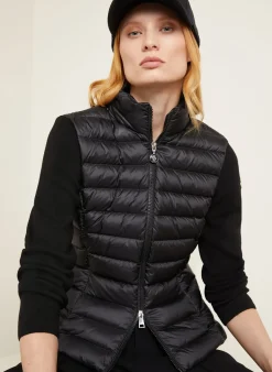 Daunenjacke TRICOT im Materialmix