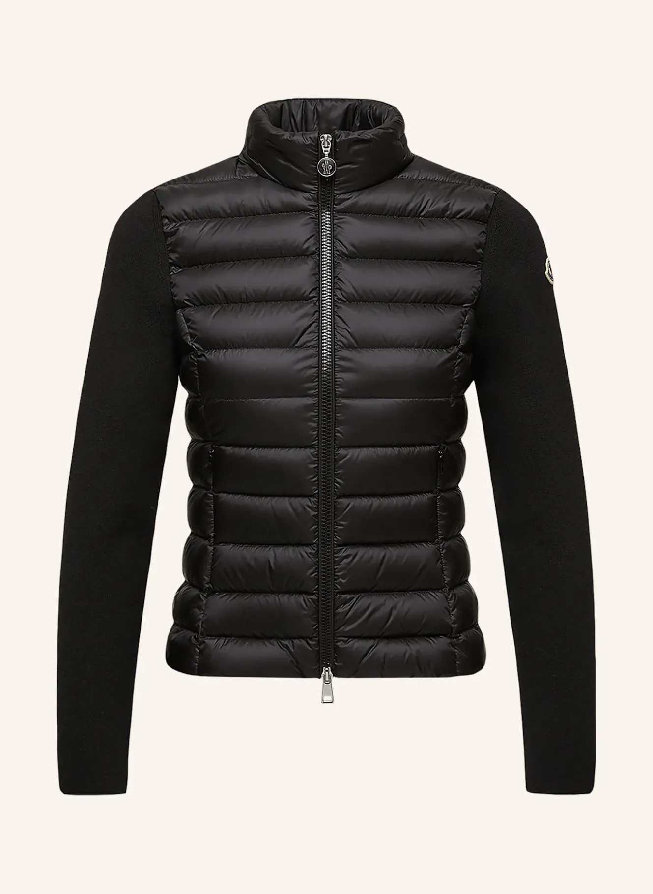 Daunenjacke TRICOT im Materialmix