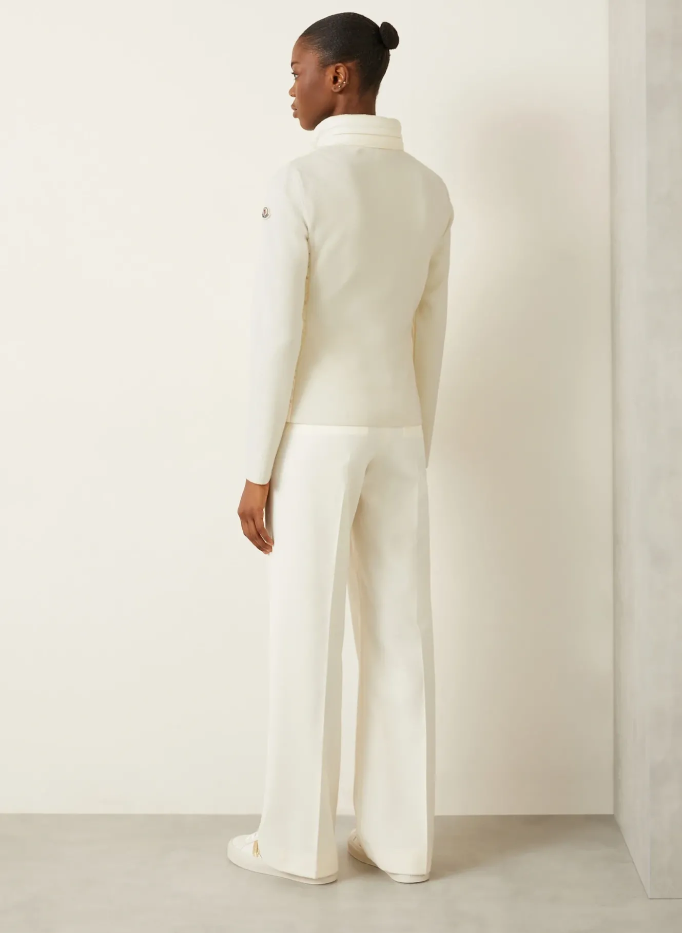 Daunenjacke TRICOT im Materialmix